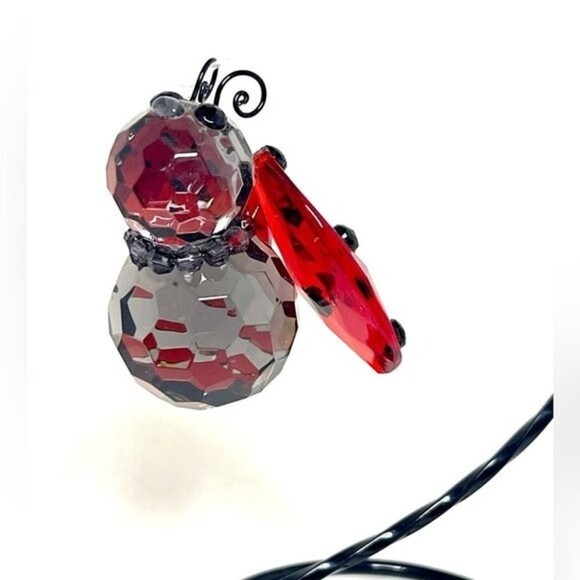 GANZ Crystal Expressions Ladybug Sun Catcher​ New with Tags - Picture 2 of 8